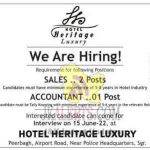 Hotel Heritage Luxury jobs 2022