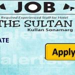 Hotel The Sultan Sonamarg Jobs.