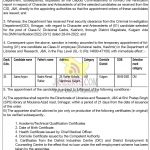 Selection list of Class-lV posts of Department of Culture, Divisional Cadre, Kashmir.