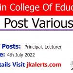 Shri Vaishno Devi College Of Education Jobs