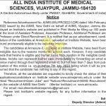 All India Institute of Medical Sciences AIIMS Recruitment 2022 183 posts