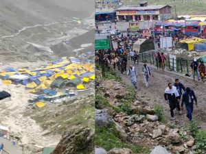 Amarnath Yatra suspended due to inclement weather, bad condition of J-K highway