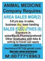 Jobs in Hervet International 2022 Area sales manager Sales executive.