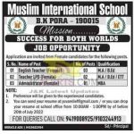 Jobs in Muslim International School