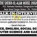 Jobs in Sheikh-ul-Alam Model High School
