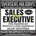 Sales Executive jobs in Overseas Holidays.