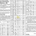 Selection list of Junior Statistical Assistants- Divisional Cadre Jammu Item No. 113 (04 of 2020)