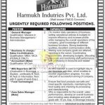 Vacancy in Harmukh Industries Pvt. Ltd. General managerAccountantBusiness In-charge Sales Co-OrdinatorsMIS Reporters Food TechnologistArea Sales Manager
