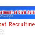 Civil Aviation Department JK Jobs 2022 Pilot vacancies.