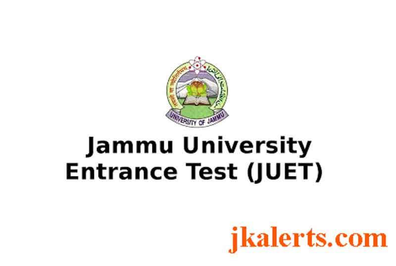 Jammu university Entrance Test 2022 JUET 2022