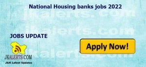 Officers Jobs in National Housing Bank 2022.