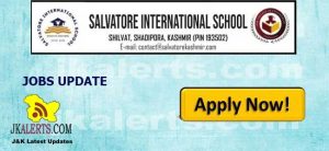 Principal Post in Salvatore International School.