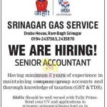 Senior Accountant jobs in Srinagar Gas Service