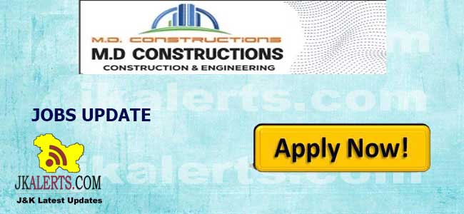Accountant Jobs in M.D. Construction.