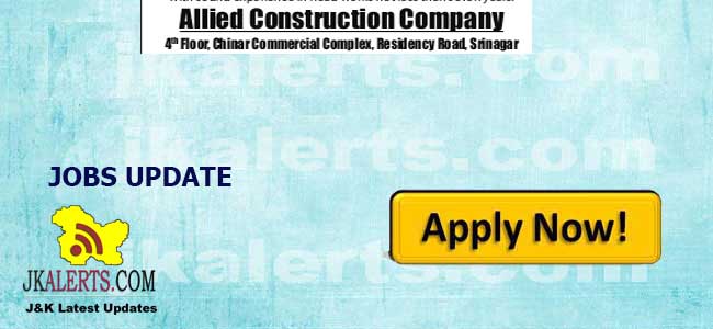 Civil Engineer Jobs in Allied Construction Company.
