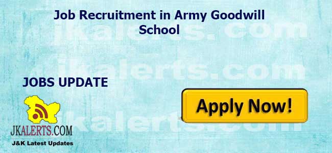 Army Goodwill School Jobs.