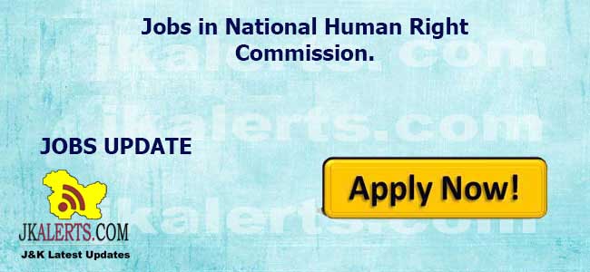 Jobs in National Human Right Commission.