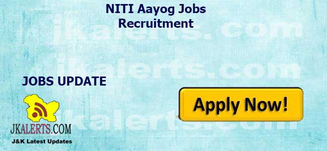 NITI Aayog Jobs Recruitment 2023.