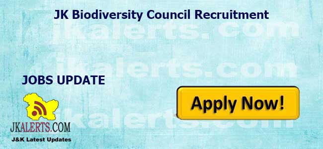 JK Biodiversity Council Recruitment 2023