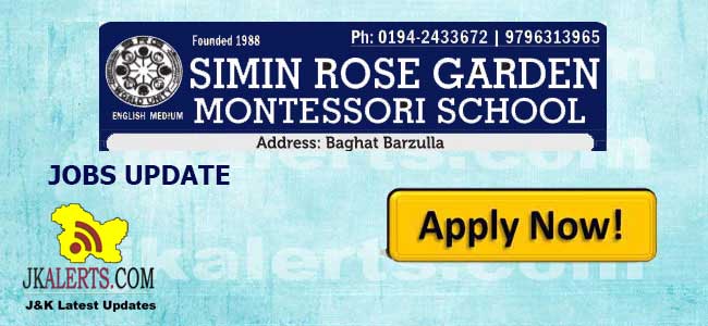 Simin Rose Garden Montessori School Jobs