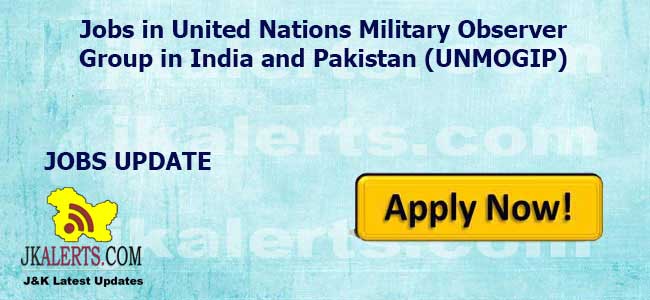 United Nations Military Observer Group in India and Pakistan (UNMOGIP)