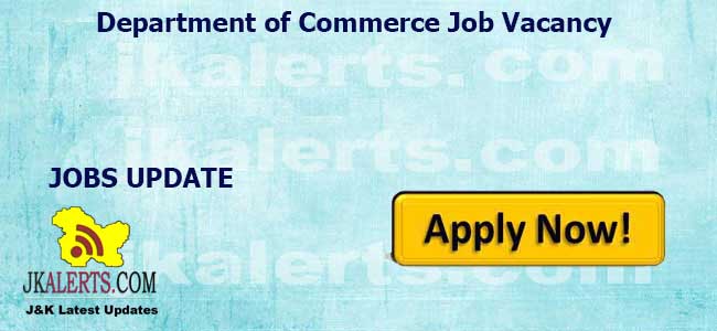 Department of Commerce Job Vacancy Recruitment 2023