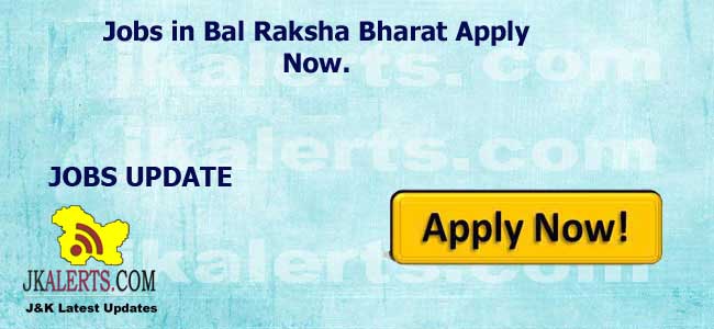 Jobs in Bal Raksha Bharat Apply Now.