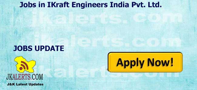 Jobs in IKraft Engineers India Pvt. Ltd.