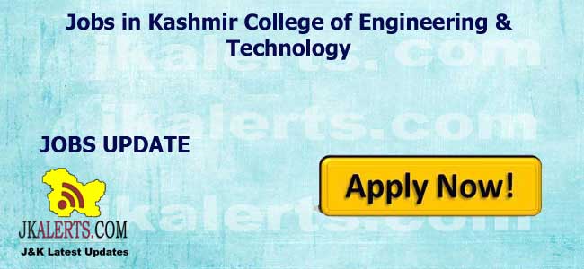 Jobs in Kashmir College of Engineering & Technology