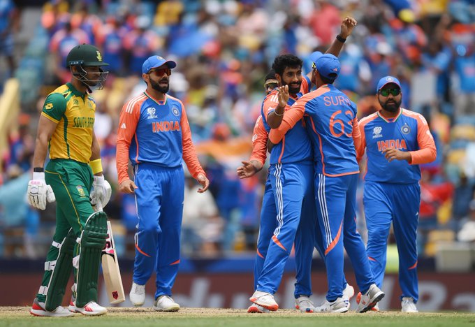India beat South Africa by 7 runs in T20 World Cup final