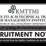 KMTTMI Principal Job Notification.