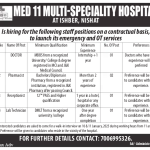 MED 11 Multi Speciality Hospital Jobs