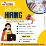 Education Counselor Jobs in Admission Expert.