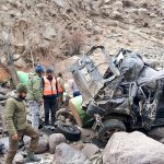 Kargil road accident