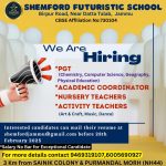 Shemford Futuristic School Jammu Jobs