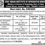 CSIR Recruitment 2025