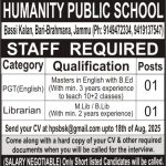 PGT and Librarian Jobs