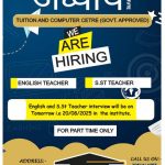 Part-Time SST & English Teacher Jobs.