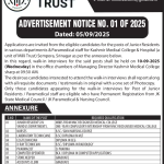 Kashmir Medical College & Hospital Srinagar Jobs.