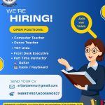 Srijan International School Jobs.