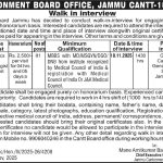 Cantonment Board Jammu