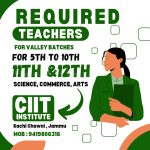 Teachers Jobs in CIIT Institute