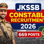 JKSSB Constable Recruitment 2026 669 posts