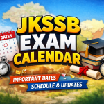 JKSSB Examination Calendar, 2026.