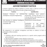 Kashmir College of Engineering and Technology Jobs