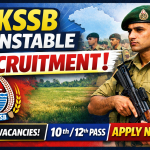 JKSSB Constable Recruitment 2025 1815 posts.
