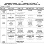 JKBOSE Class 12th Date Sheet 2026