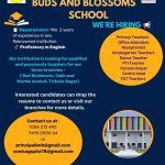 Buds and Blossoms School Jobs.