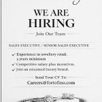 Sales Executive Senior Sales Executive Jobs in Silverlines and Fortofino.