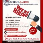 Srijan International School Jammu Jobs.